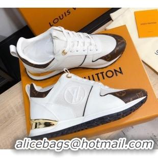 Low Price Louis Vuitton Run Away Calfskin Sneakers White/Monogram 0602903