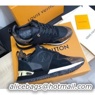 Best Price Louis Vuitton Run Away Calfskin Sneakers Black/Monogram 0602903