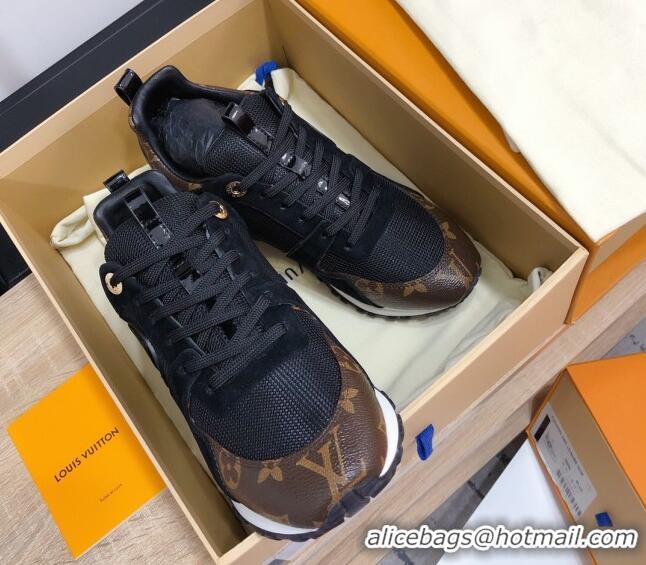 Best Price Louis Vuitton Run Away Calfskin Sneakers Black/Monogram 0602903