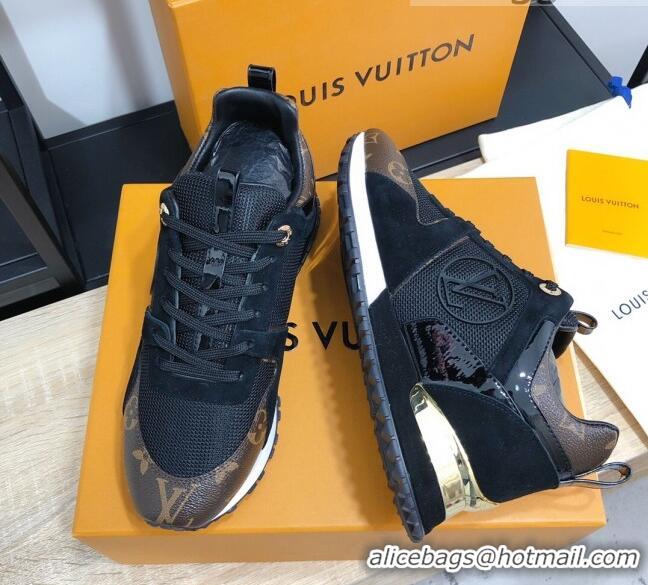 Best Price Louis Vuitton Run Away Calfskin Sneakers Black/Monogram 0602903