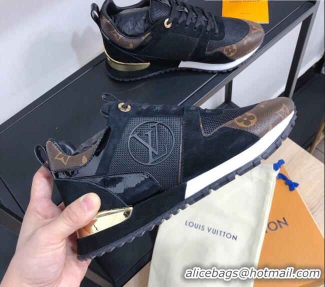 Best Price Louis Vuitton Run Away Calfskin Sneakers Black/Monogram 0602903