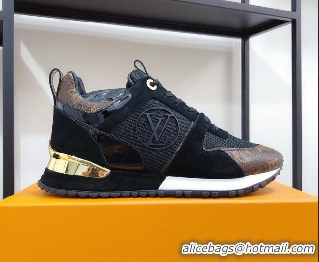 Best Price Louis Vuitton Run Away Calfskin Sneakers Black/Monogram 0602903