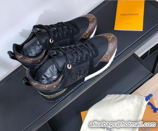 Best Price Louis Vuitton Run Away Calfskin Sneakers Black/Monogram 0602903