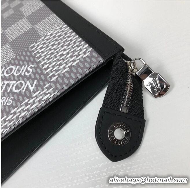 Good Product Louis Vuitton Damier Graphite POCHETTE VOYAGE MM M60443 Gray