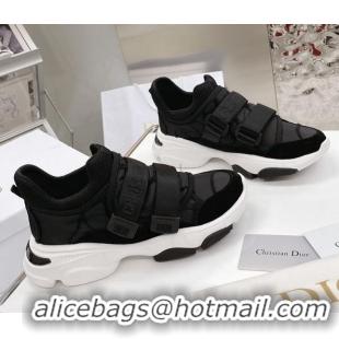 AAAAA Dior D-Wander Sneakers Black Camouflage Fabric 042882