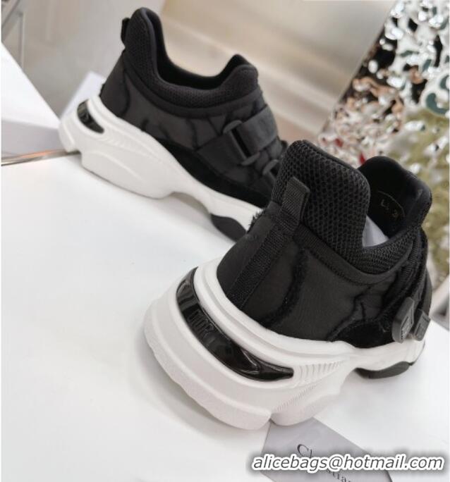 AAAAA Dior D-Wander Sneakers Black Camouflage Fabric 042882