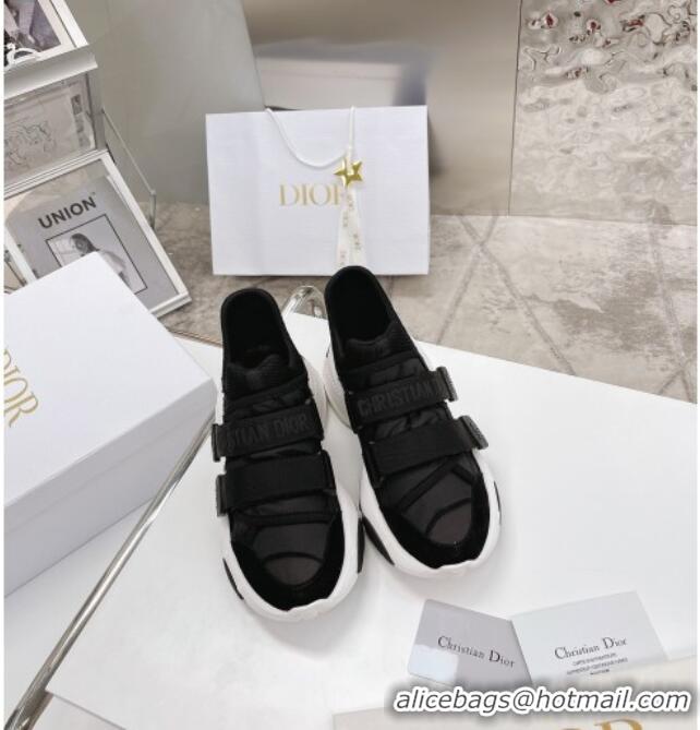 AAAAA Dior D-Wander Sneakers Black Camouflage Fabric 042882