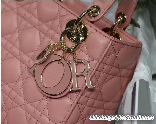 Grade Quality LADY DIOR MY ABCDIOR BAG Cannage Lambskin M0538O pink