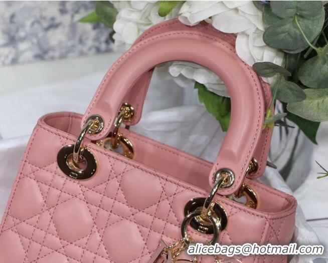 Grade Quality LADY DIOR MY ABCDIOR BAG Cannage Lambskin M0538O pink