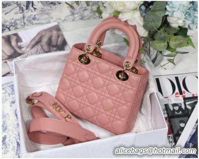 Grade Quality LADY DIOR MY ABCDIOR BAG Cannage Lambskin M0538O pink