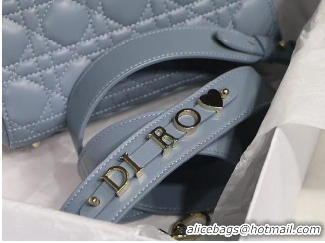 Good Taste LADY DIOR MY ABCDIOR BAG Cannage Lambskin M0538O grey