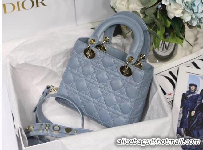 Good Taste LADY DIOR MY ABCDIOR BAG Cannage Lambskin M0538O grey