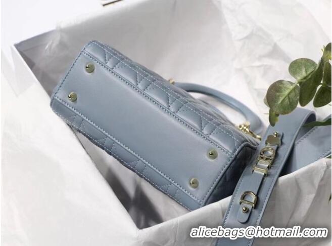 Good Taste LADY DIOR MY ABCDIOR BAG Cannage Lambskin M0538O grey