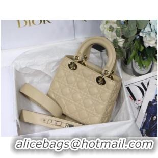 Best Price LADY DIOR MY ABCDIOR BAG Cannage Lambskin M0538O Beige