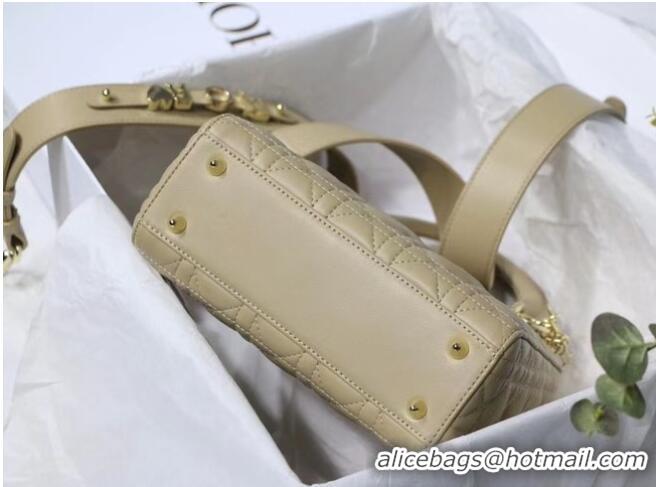 Best Price LADY DIOR MY ABCDIOR BAG Cannage Lambskin M0538O Beige