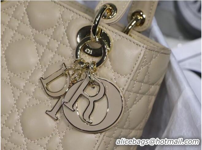 Best Price LADY DIOR MY ABCDIOR BAG Cannage Lambskin M0538O Beige