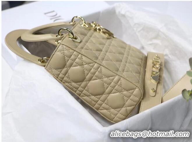 Best Price LADY DIOR MY ABCDIOR BAG Cannage Lambskin M0538O Beige