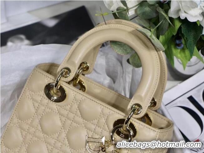 Best Price LADY DIOR MY ABCDIOR BAG Cannage Lambskin M0538O Beige