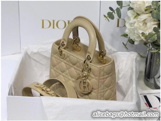 Best Price LADY DIOR MY ABCDIOR BAG Cannage Lambskin M0538O Beige