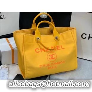 Market Sells Chanel Original large shopping bag 66941 yellow