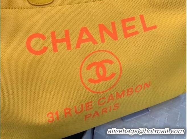 Market Sells Chanel Original large shopping bag 66941 yellow