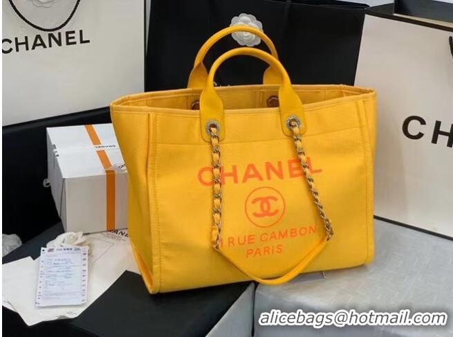 Market Sells Chanel Original large shopping bag 66941 yellow