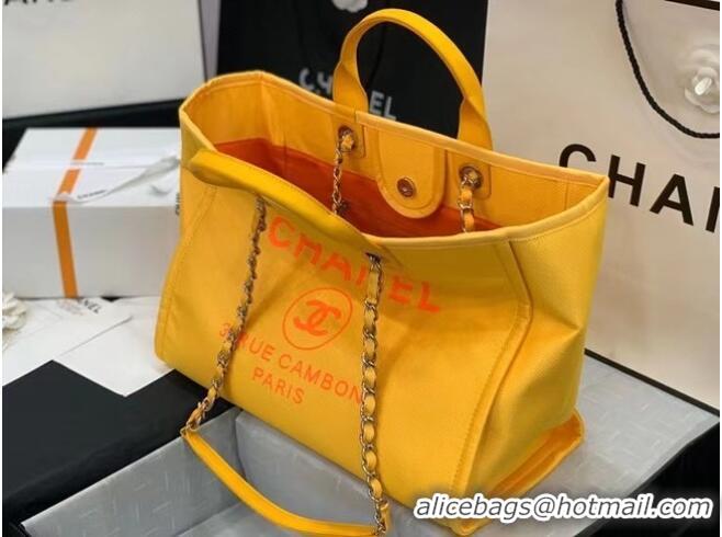 Market Sells Chanel Original large shopping bag 66941 yellow