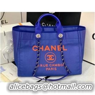 Modern Classic Chanel Original large shopping bag 66941 blue