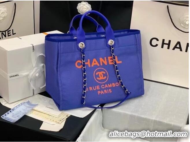 Modern Classic Chanel Original large shopping bag 66941 blue