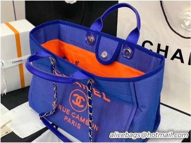 Modern Classic Chanel Original large shopping bag 66941 blue