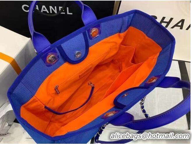 Modern Classic Chanel Original large shopping bag 66941 blue