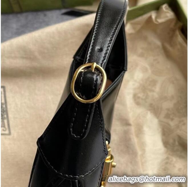 Unique Grade Gucci Jackie 1961 mini hobo bag 637091 Black