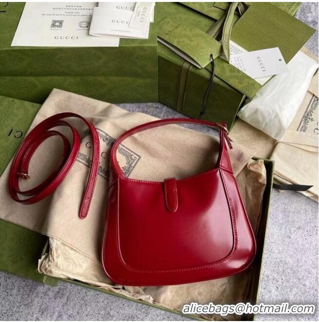 Shop Grade Gucci Jackie 1961 mini hobo bag 637091 Red