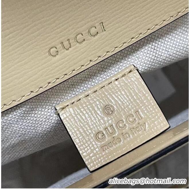 Buy Inexpensive Gucci Horsebit 1955 mini bag 658574 Beige