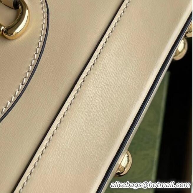 New Design Gucci Horsebit 1955 mini top handle bag 640716 Beige