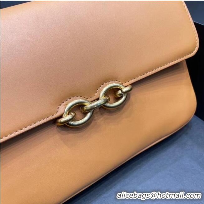 Promotional YSL LE MAILLON SATCHEL IN SMOOTH LEATHER 6497952 Apricot