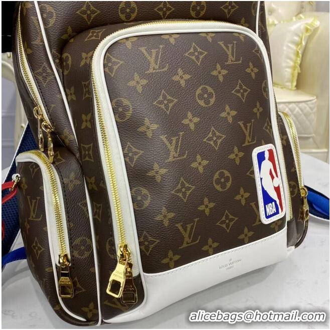 Classic Cheapest Louis Vuitton Monogram Canvas Backpack M57977 White