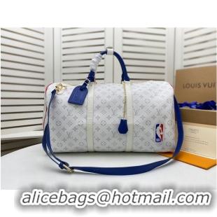 Top Quality Louis Vuitton KEEPALL BANDOULIERE M41416 M41414 White