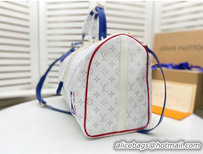 Top Quality Louis Vuitton KEEPALL BANDOULIERE M41416 M41414 White