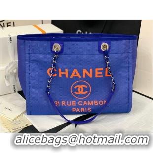 Inexpensive Chanel Original Medium Shopping Bag 67001 Blue