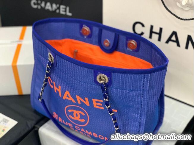 Inexpensive Chanel Original Medium Shopping Bag 67001 Blue