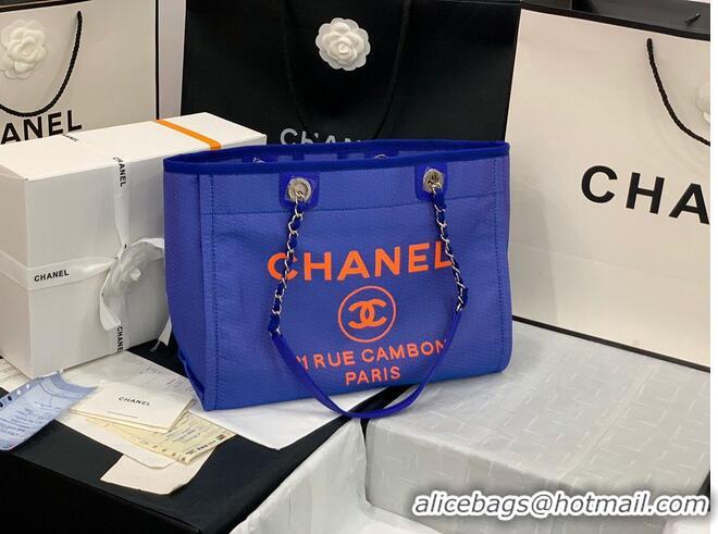 Inexpensive Chanel Original Medium Shopping Bag 67001 Blue