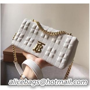 Modern Classic BurBerry Leather Shoulder Bag 7462 White