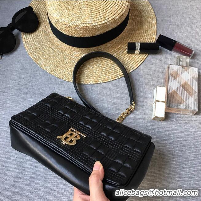 Buy Cheapest BurBerry Leather Shoulder Bag 7462 Black