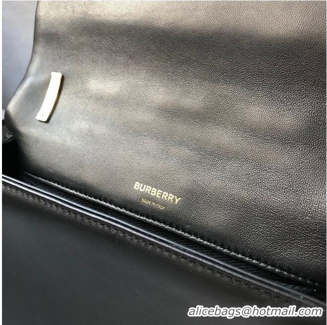 Buy Cheapest BurBerry Leather Shoulder Bag 7462 Black