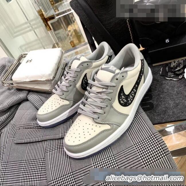 Top Quality Nike x Dior Air Jordan High-Top Sneakers CD2268 Grey/White 2020 (For Women and Men)