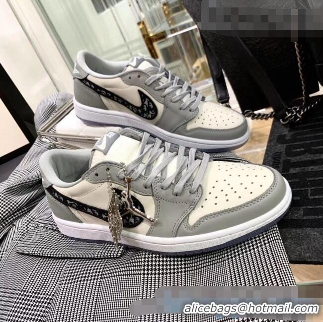 Top Quality Nike x Dior Air Jordan High-Top Sneakers CD2268 Grey/White 2020 (For Women and Men)