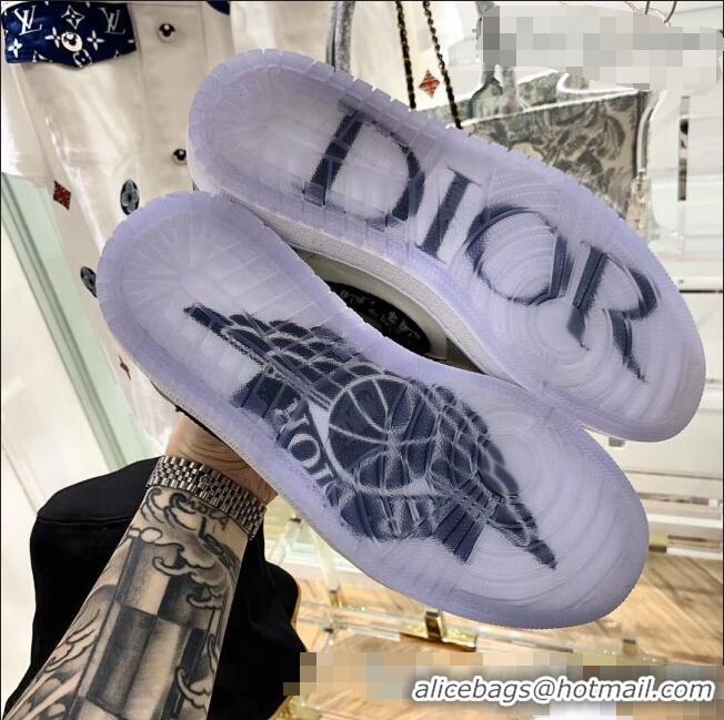 Top Quality Nike x Dior Air Jordan High-Top Sneakers CD2268 Grey/White 2020 (For Women and Men)