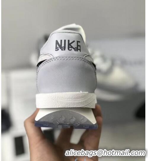 Unique Style Nike x Sacai x Dior Mesh Sneakers CD2271 Grey/White 2020(For Women and Men)