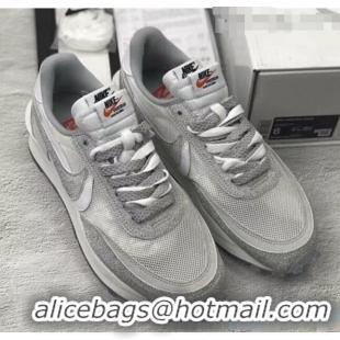 Famous Brand Nike x Sacai x Dior Mesh Sneakers CD2271 Grey 2020(For Women and Men)